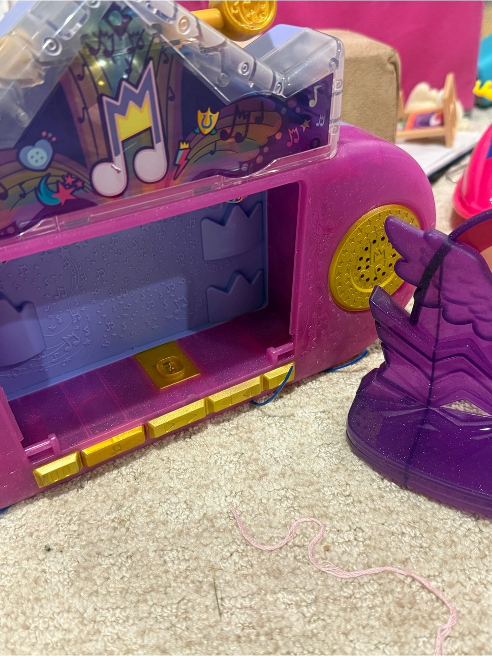 My Little Pony Playset with Pink and Purple Details